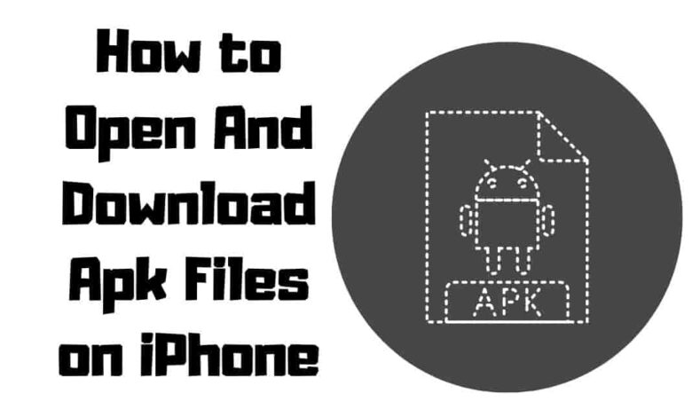 how to open And download apk files on iphone