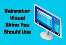 rainmeter visual skins