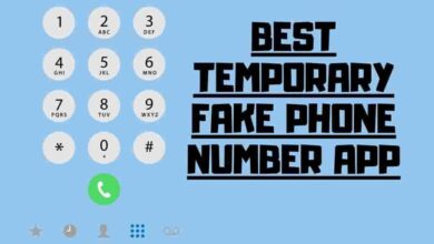 temporary fake phone number app