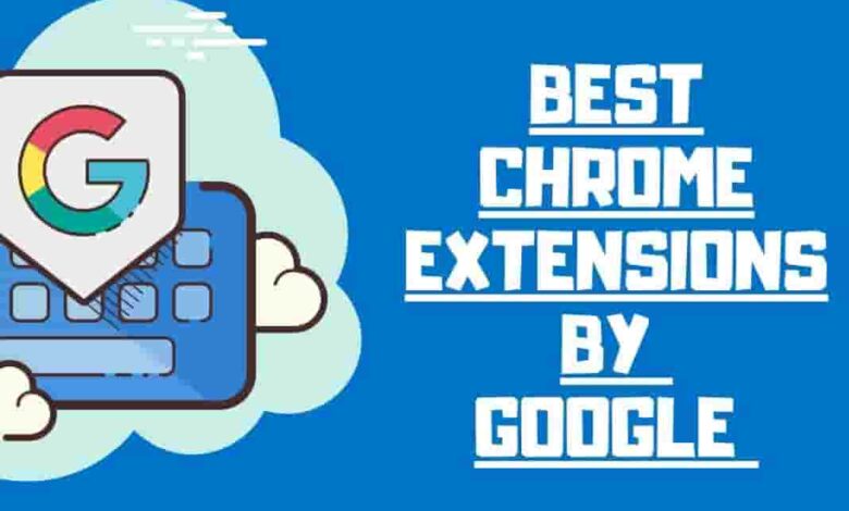 chrome extensions by google